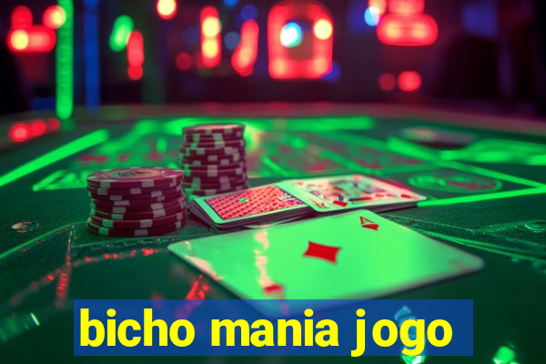 bicho mania jogo